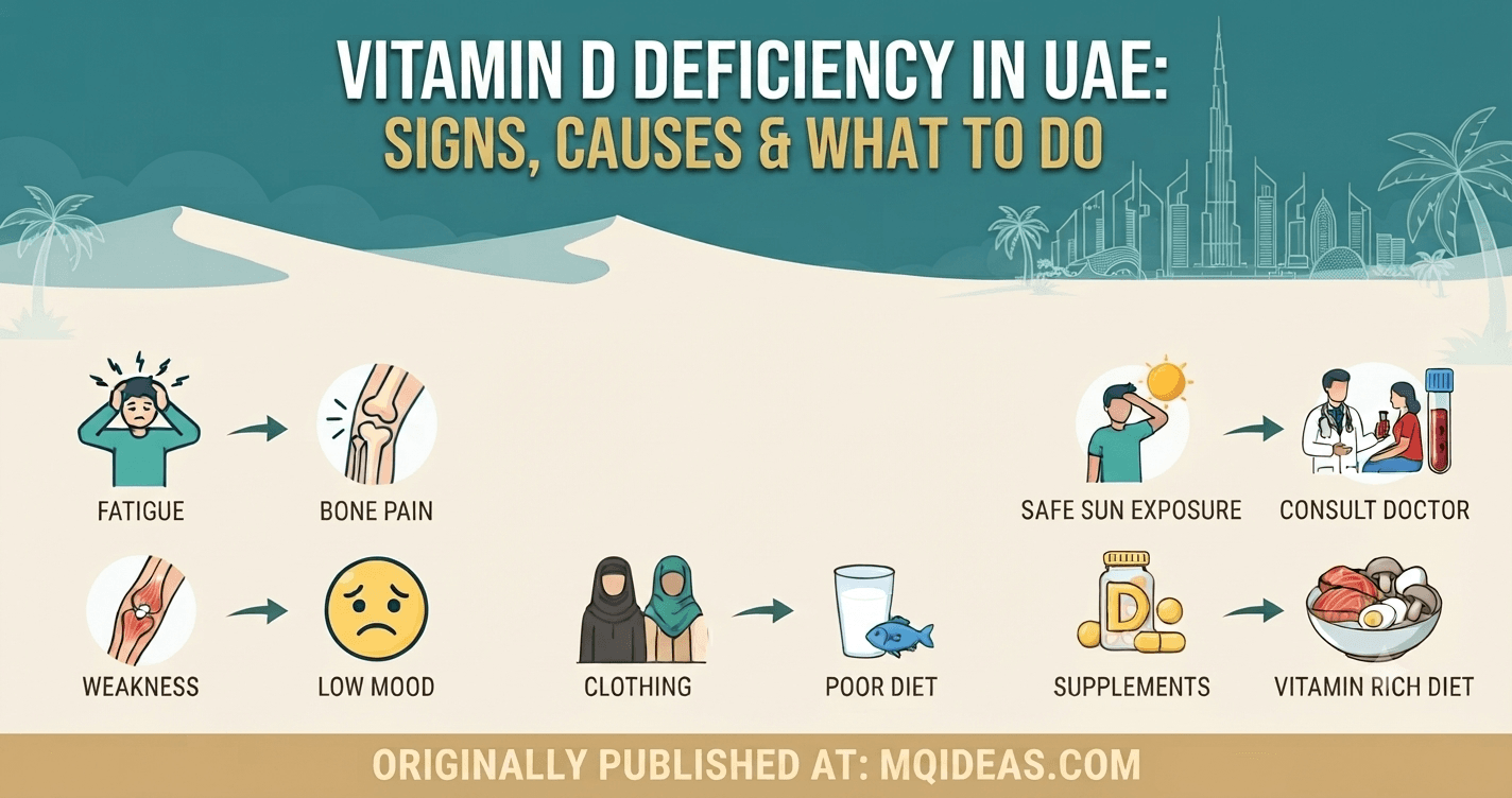 Vitamin D Deficiency in UAE β Signs, Causes, and What to Do